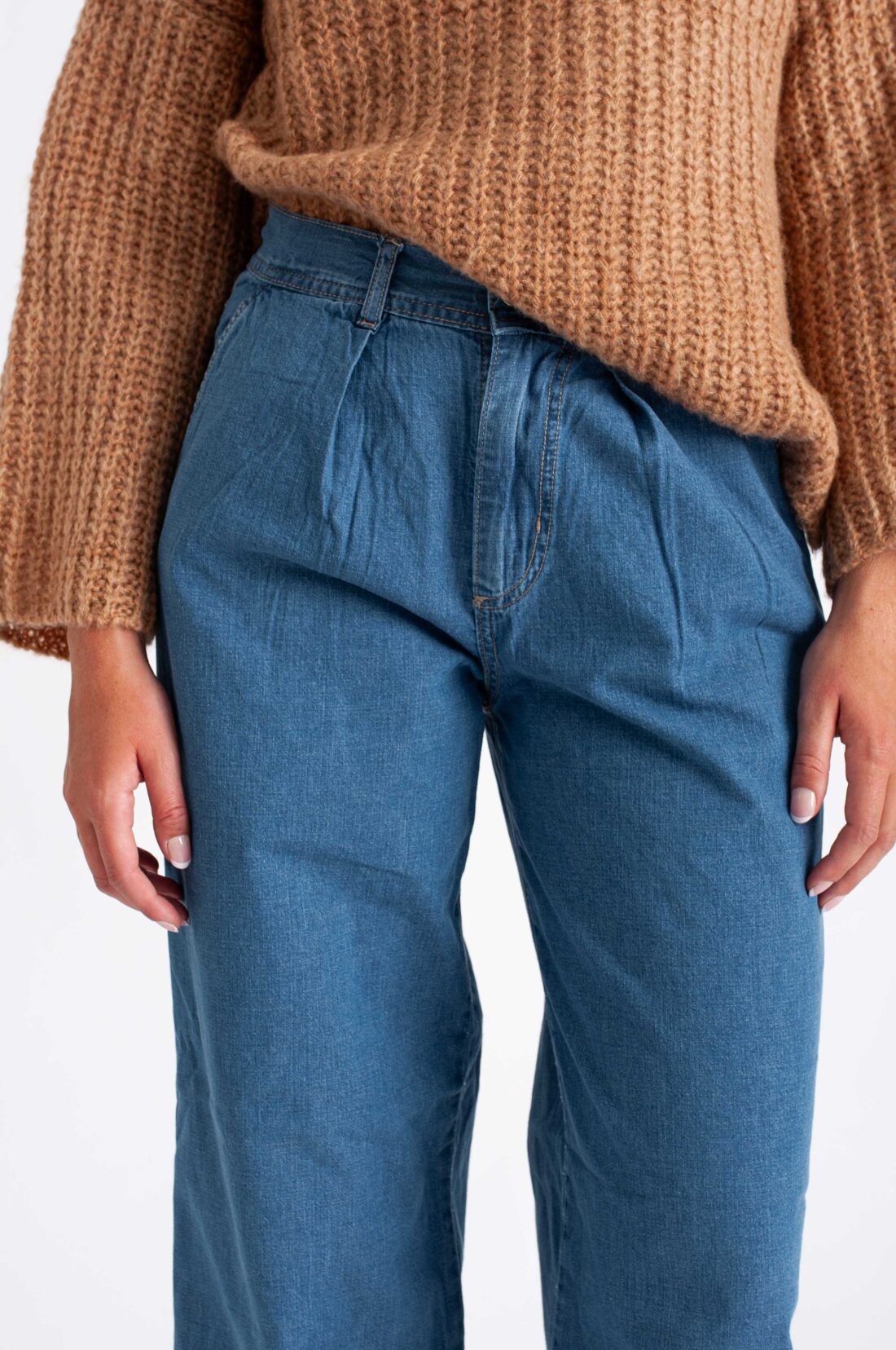 [11188] wideleg liviano celeste pinza