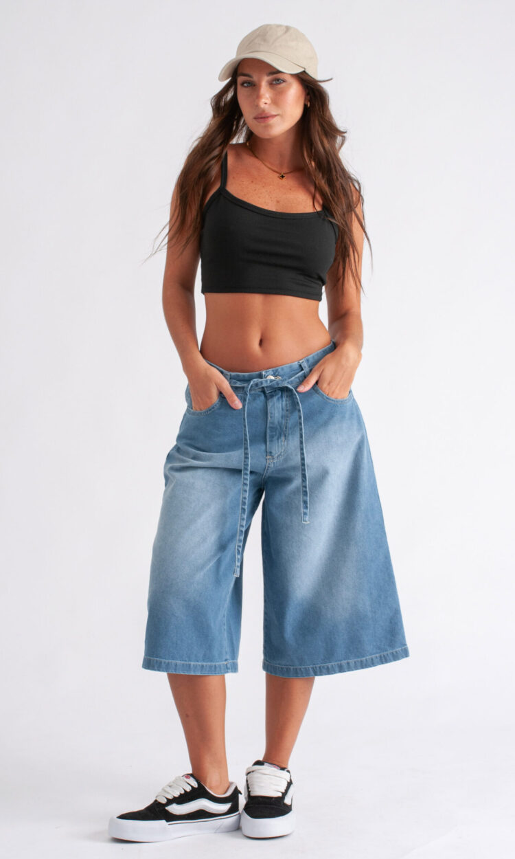 [12239] bermuda baggy celeste tirita