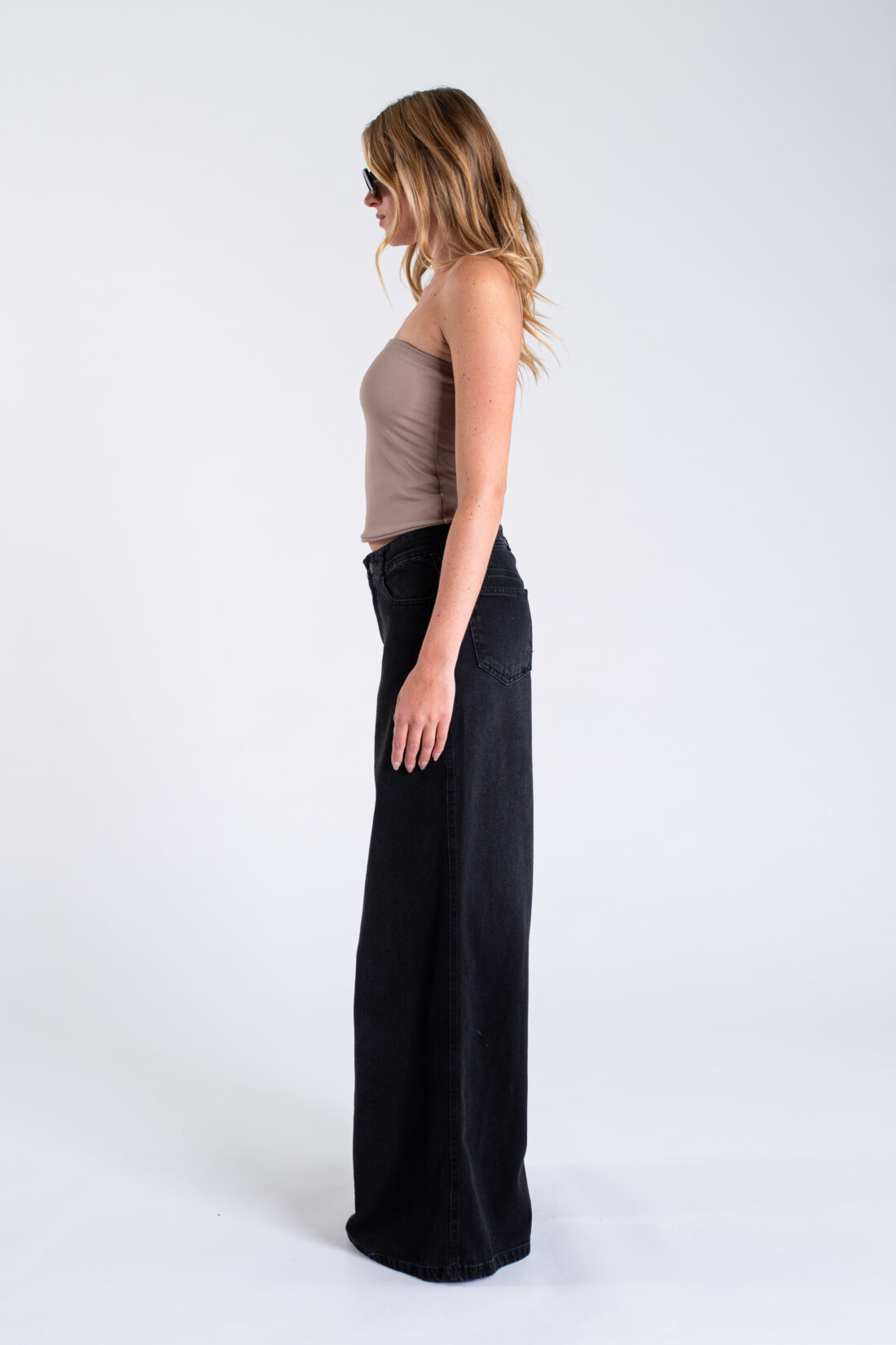 [11241] baggy palazzo negro