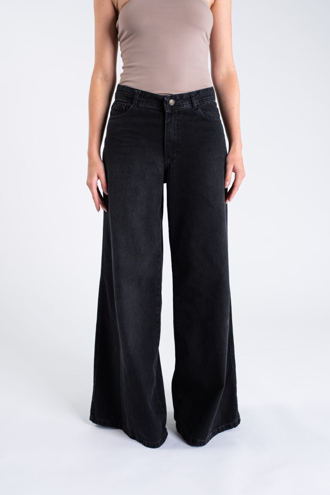 [11241] baggy palazzo negro