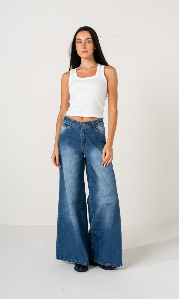 11257 | WIDELEG PALAZZO AZUL MUY LOCALIZADO