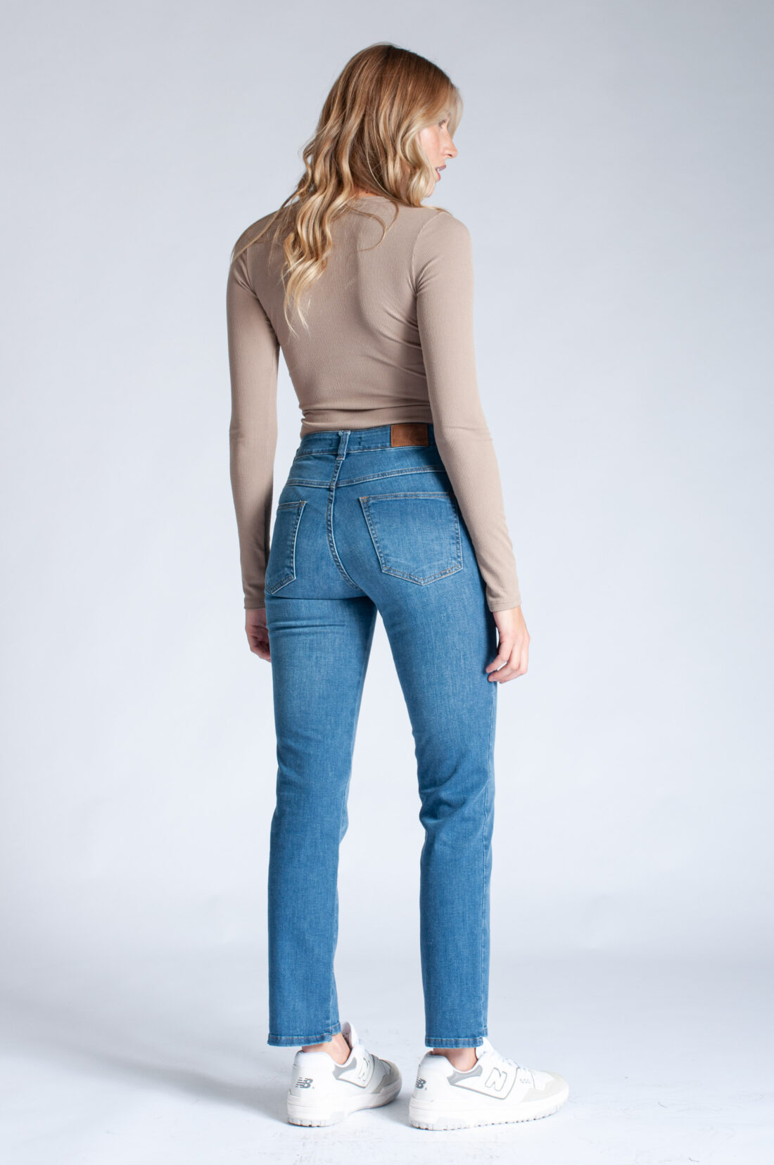 [11260] slim escalonado azul bigote