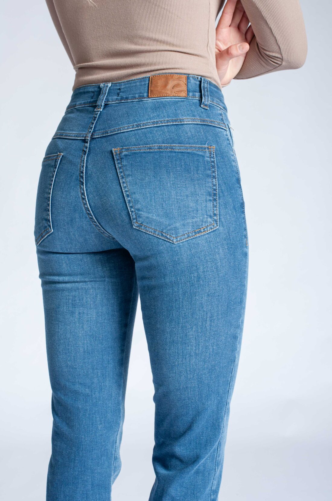 [11260] slim escalonado azul bigote