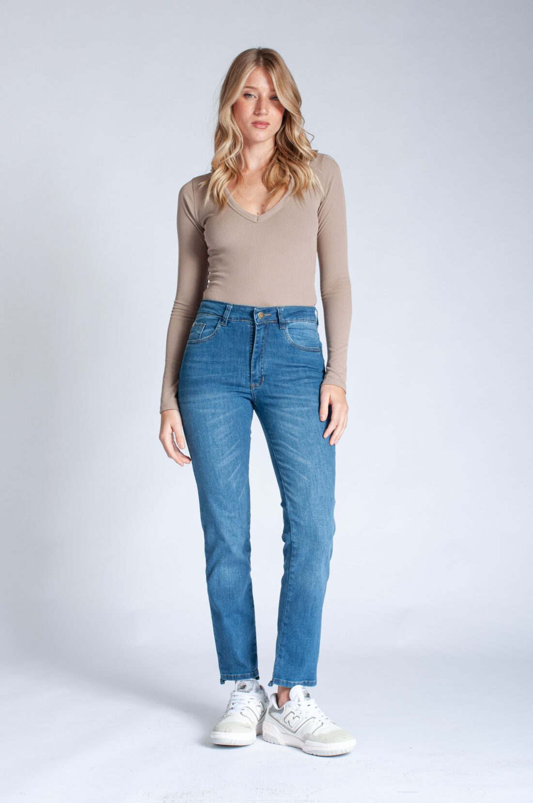 [11260] slim escalonado azul bigote