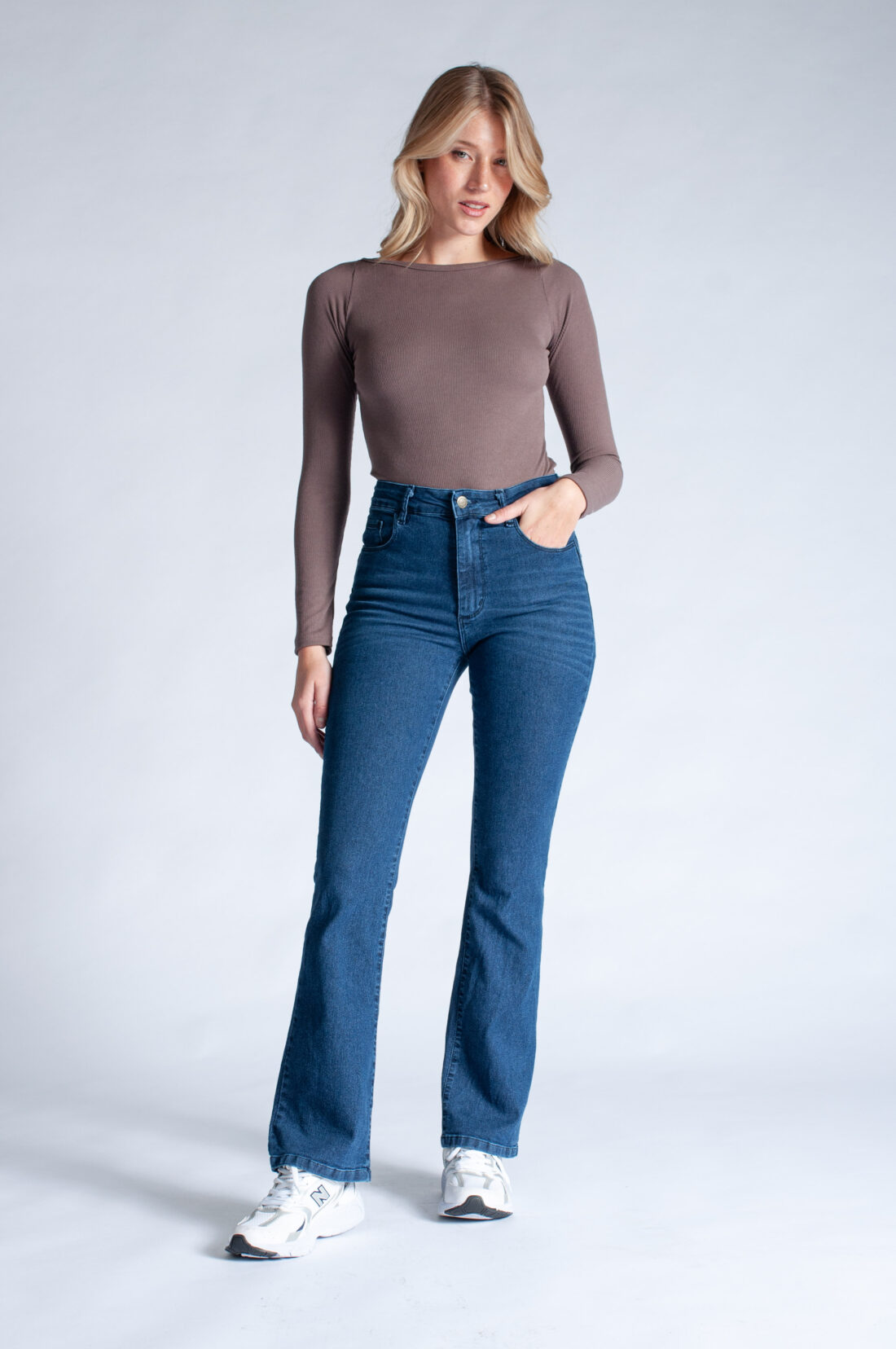 [11259] flared azul push up