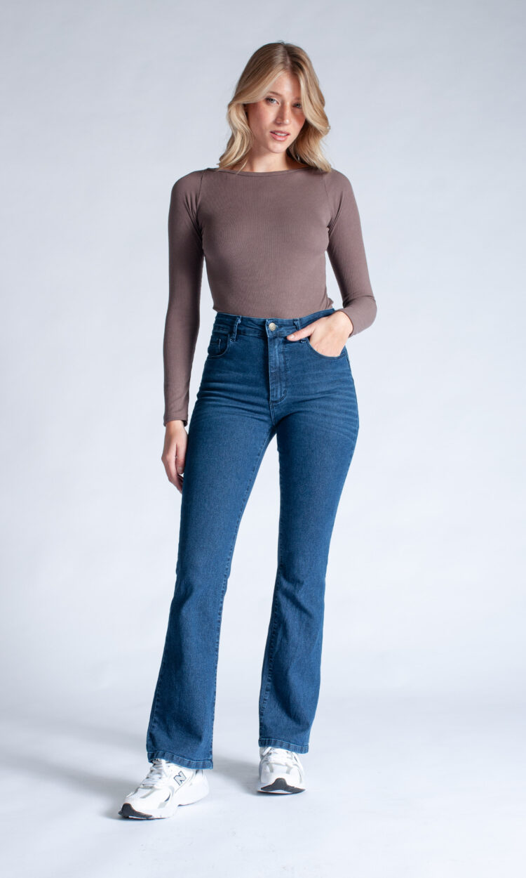 [11259] flared azul push up