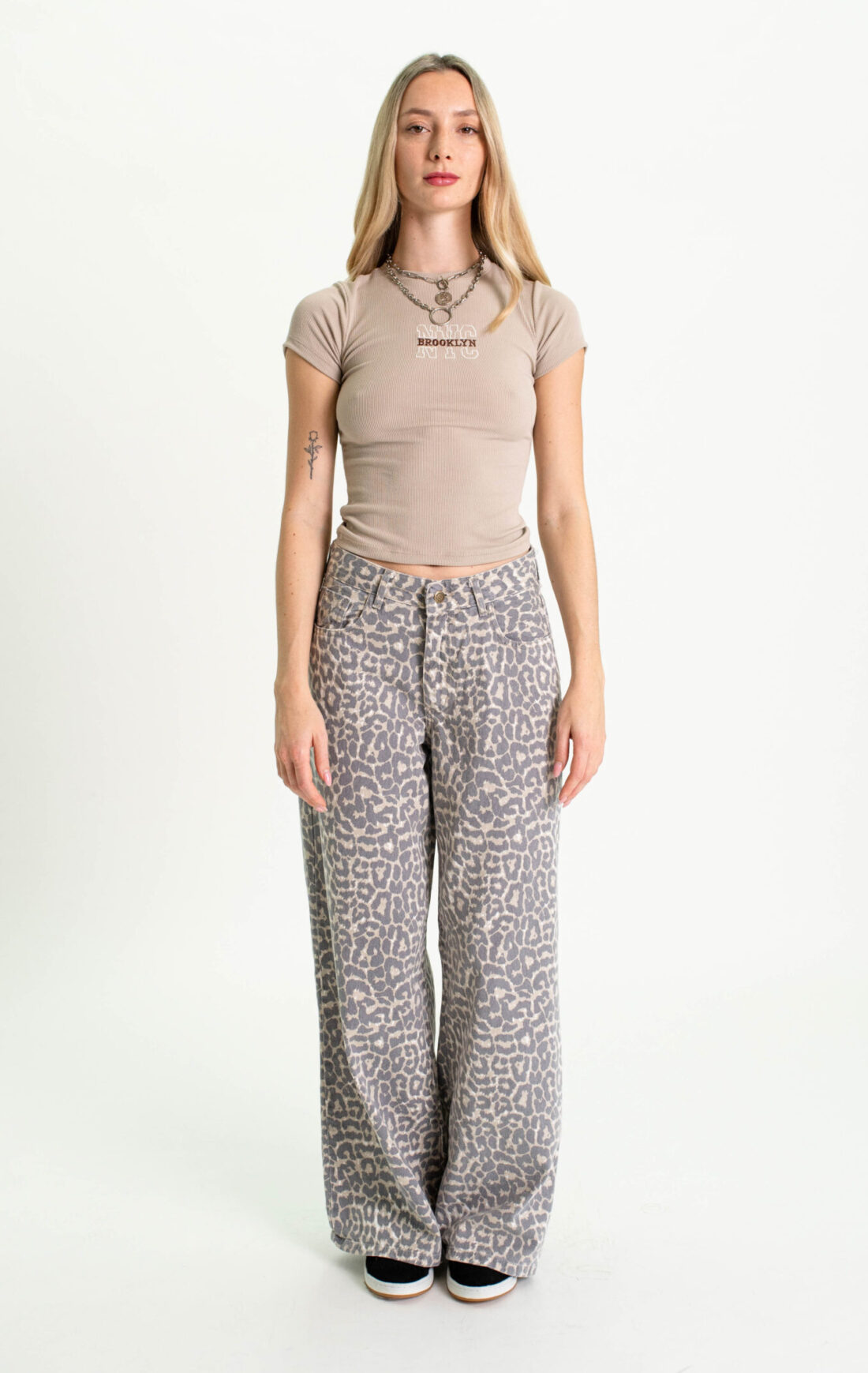 [11276] wideleg animal print