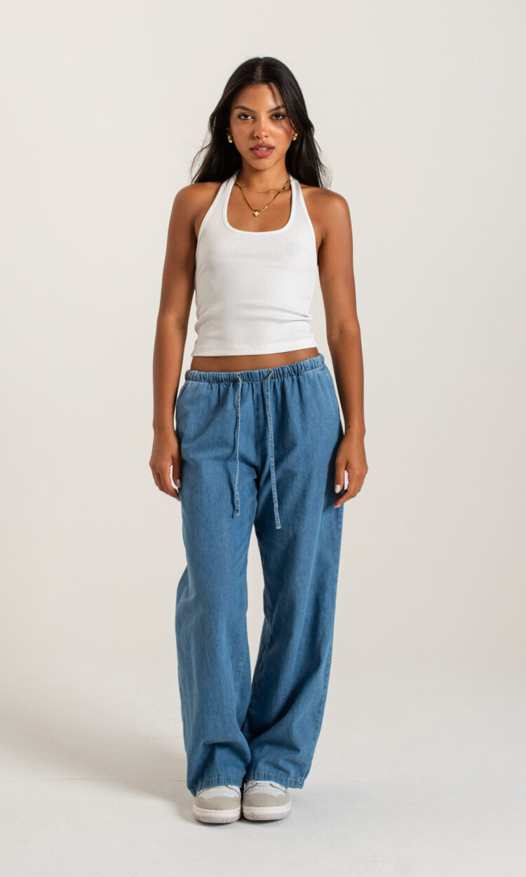 [11302] wideleg camisero elastico