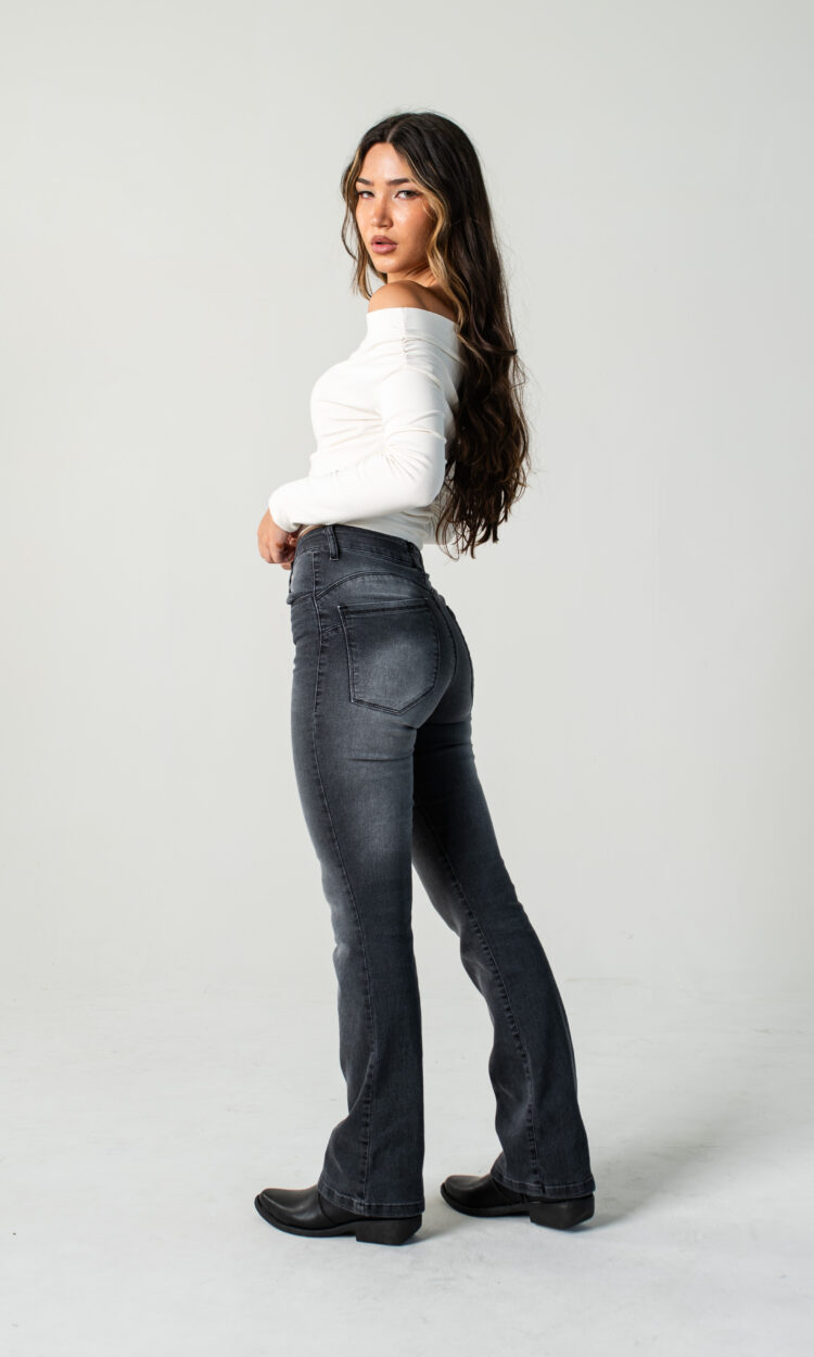 17401-EP | FLARED PUSH UP GRIS BIGOTE