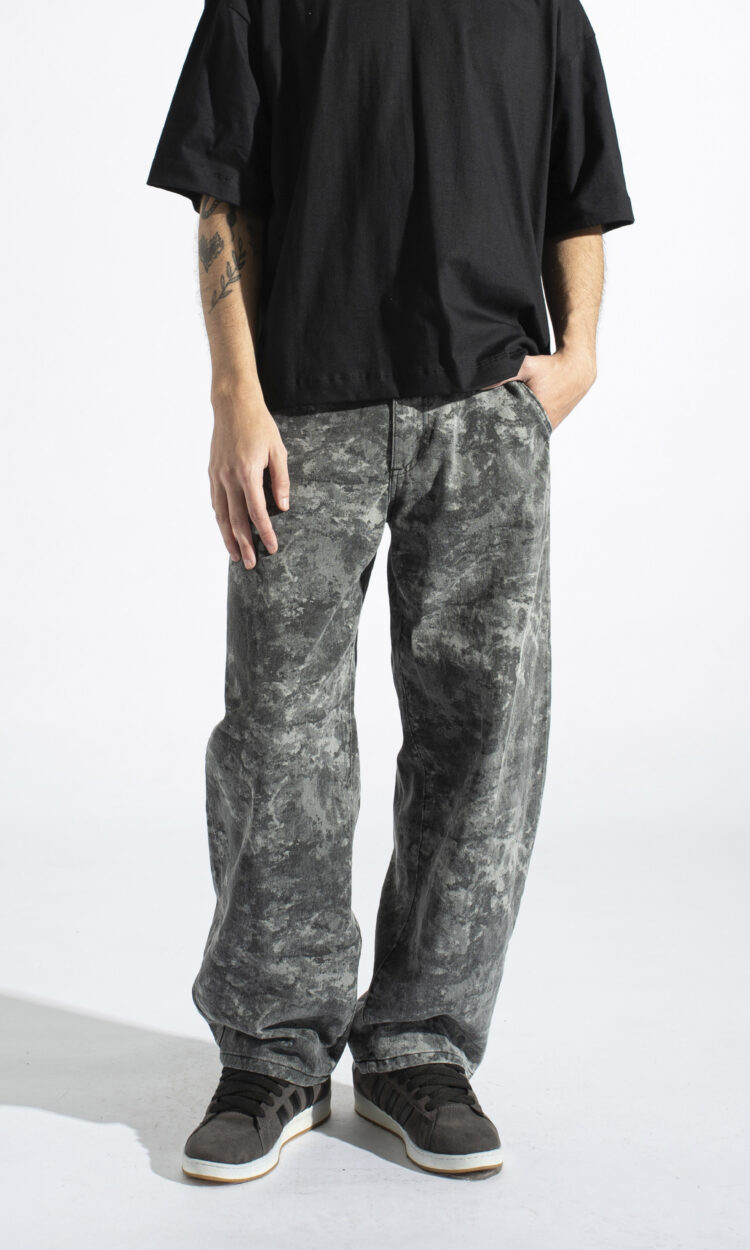 21204-RP | BAGGY SKATER BATIK GRIS