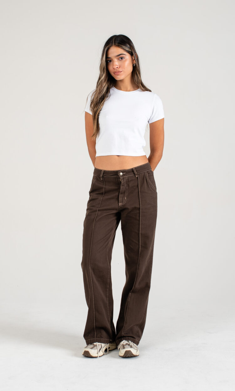 11502-EP | WIDELEG ALFORZA CHOCOLATE PESPUNTE