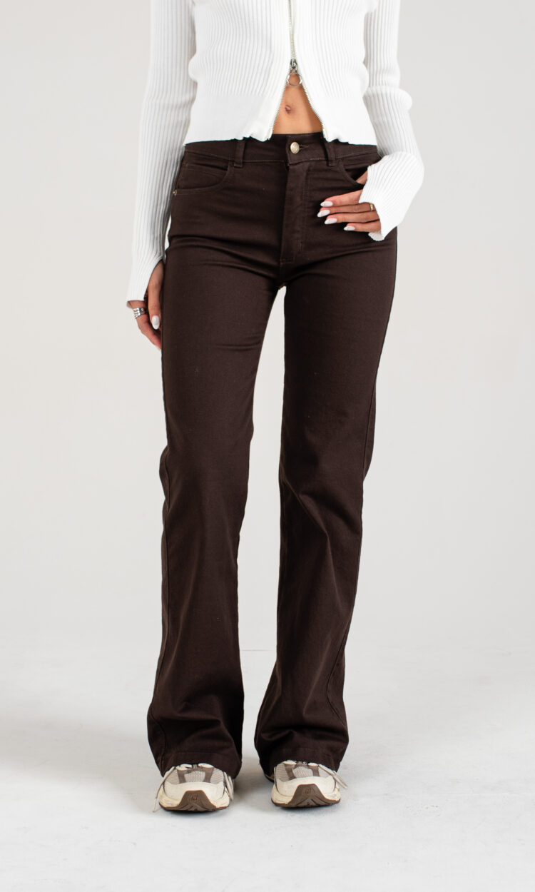 4102-EP | FLARED CHOCOLATE ELASTIZADO