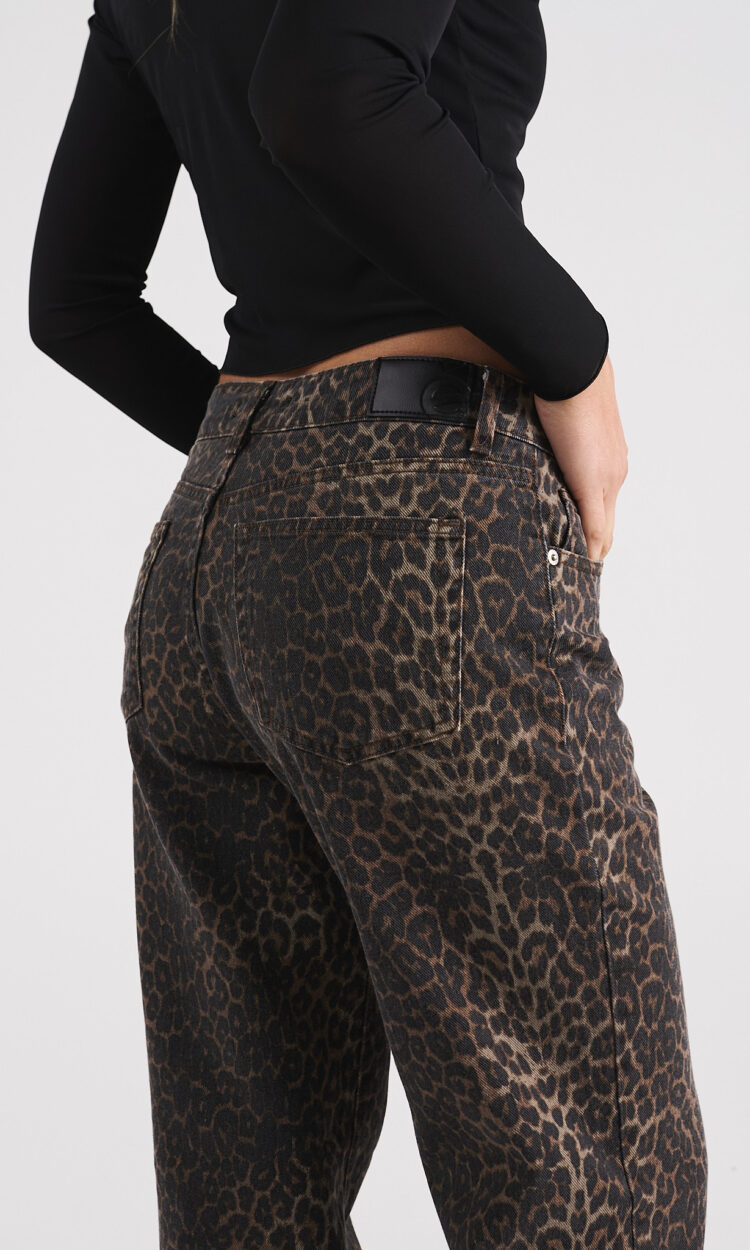12201-EP | RECTO WIDELEG LEOPARDO CHOCO