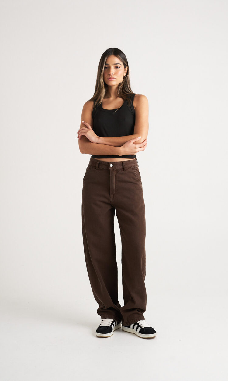 02501-EP | BAGGY SKATER CHOCOLATE